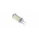 G4 3W 57*3014 SMD 300LM 2800-3500K Warm White LED Light Bulb (2-Pack)